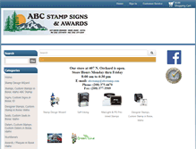 Tablet Screenshot of abcstamp.com